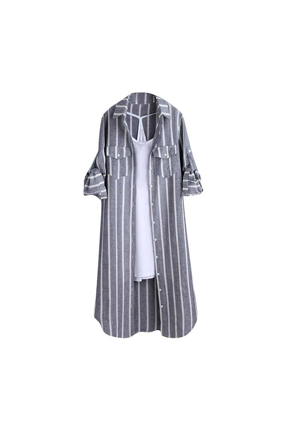 Womens Tops Artistic Color Block Long Sleeve Tunic Top Round Neck With Leopard Print Striped Sleeves Polyester Spandex Cotton Blend Plus Size Friendly 2Xl Sweaters For Women