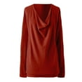 thumbnail image 1 of Womens Tops Autumn Gradient Tie Dye Print Short Sleeve Tops Sweatshirt for Women Orange 3XL, 1 of 6