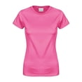 thumbnail image 1 of Womens Tops Basic Cotton Crew Neck Slim Fit Tee Tunic Length T Shirt 97% Cotton 1Pc 2Xl Shirts for Women, 1 of 8