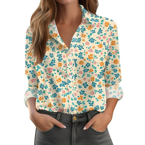 Womens Tops Button Down