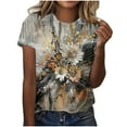 thumbnail image 1 of Womens Tops Casual Shirts for Women Womens Short Sleeve Tops Trendy Dressy Tshirts Shirts for Women V Neck, 1 of 6