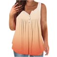 thumbnail image 1 of Womens Tops Casual Short Sleeve Summer Tops 2025 Vacation Fitted Tshirts Shirts Plus Size Long Blouses Dressy Casual Plus Size 3X, 1 of 5