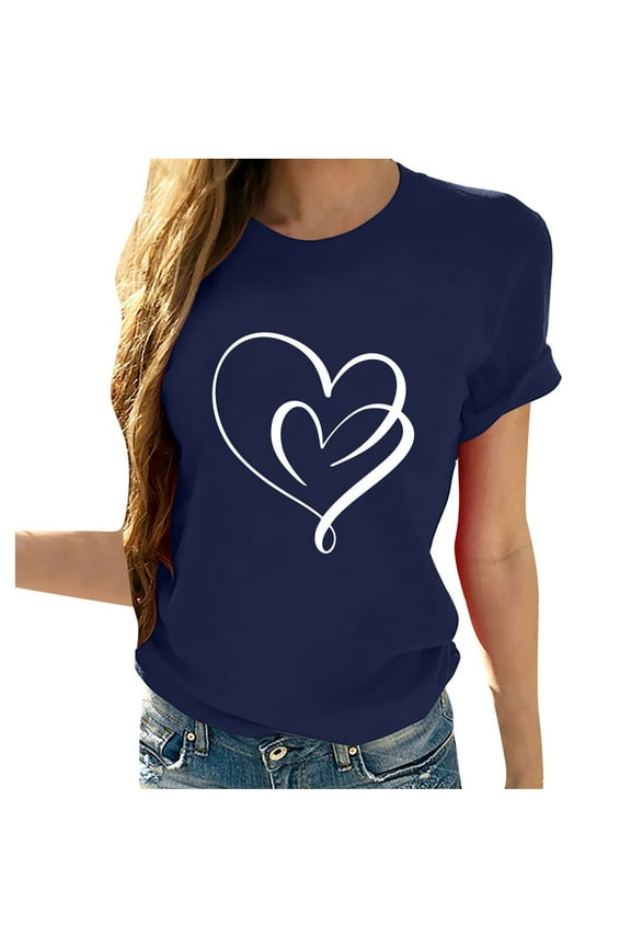 Womens Tops,Tbopshirt Summer Tops for Women,Plus Size T Shirts,Women Girls Sunflower Print Tees T Shirt Blouse Tops,Short Sleeve Blouses