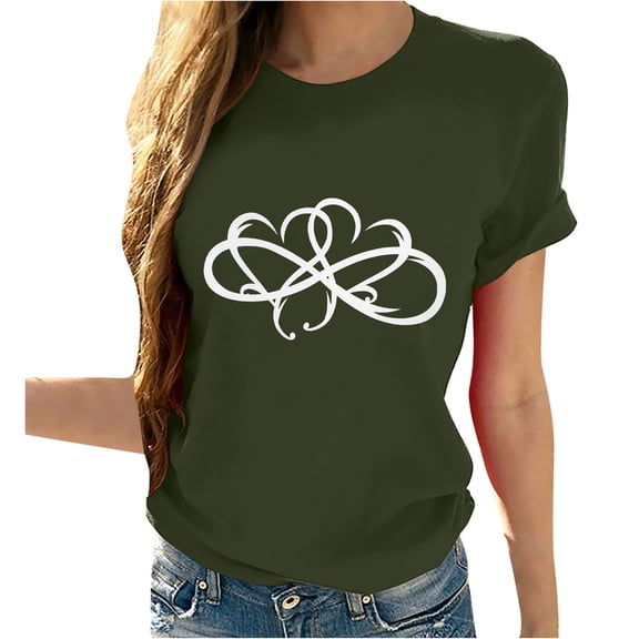 Womens Tops,Tbopshirt Summer Tops for Women,Plus Size T Shirts,Women Girls Sunflower Print Tees T Shirt Blouse Tops,Short Sleeve Blouses