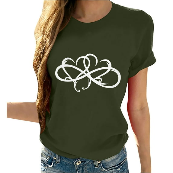 Womens Tops,Tbopshirt Summer Tops for Women,Plus Size T Shirts,Women Girls Sunflower Print Tees T Shirt Blouse Tops,Short Sleeve Blouses