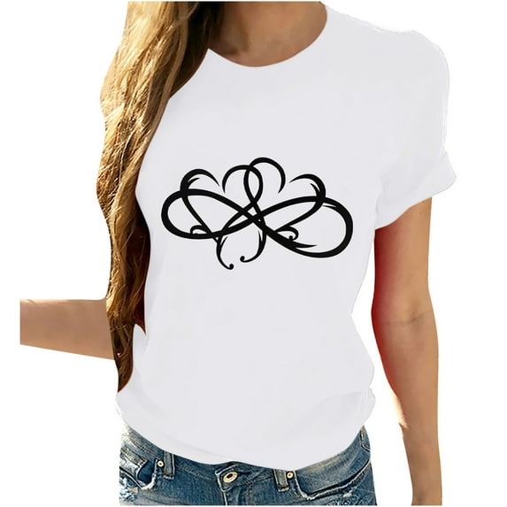 Womens Tops,Tbopshirt Summer Tops for Women,Plus Size T Shirts,Women Girls Sunflower Print Tees T Shirt Blouse Tops,Short Sleeve Blouses