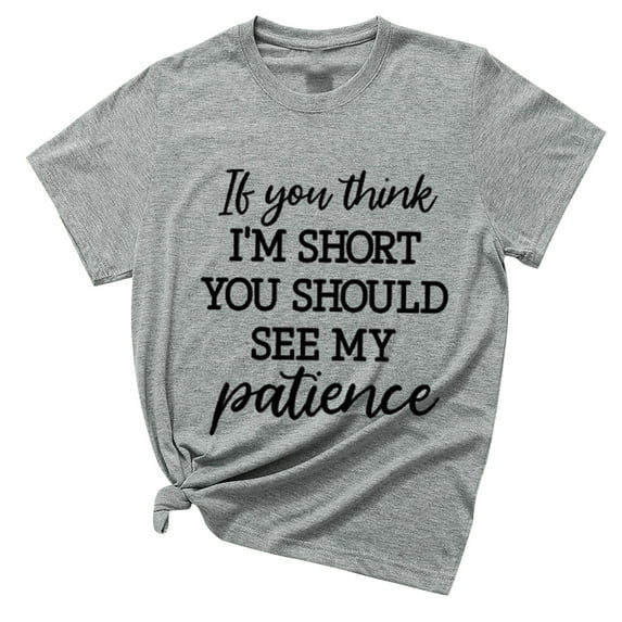 Womens Tops,Tbopshirt Summer Tops for Women,Plus Size T Shirts,Women's Fashion Round Neck Leisure Printing Tops,Short Sleeve Blouses