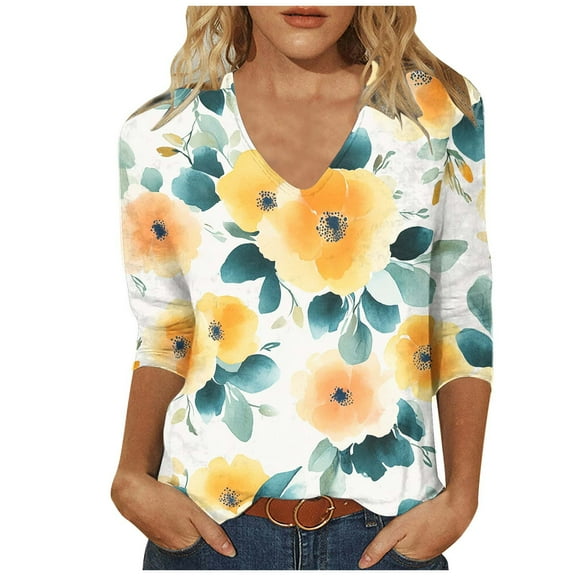 Womens Tops, Cute Black Crop Tops for Women Blue Print Blouses for Women Shirts for Women Graphic Tees Athletic Tops Women Pullover Workout Tank Tops for Women Cropped