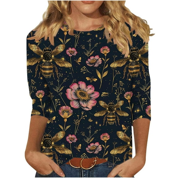 Womens Tops, Cute Crop Tops for Women Plus Size Womens Blouses Casual Plus Size Womens T Shirts Loose Fit Cotton Fitted Basic Tees 3/4 Button Down Shirts Green