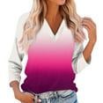 thumbnail image 1 of Womens Tops Dressy Casual 3/4 Sleeve V Neck T Shirts Raglan Sleeve Loose Fit Blouses Tee, 1 of 5