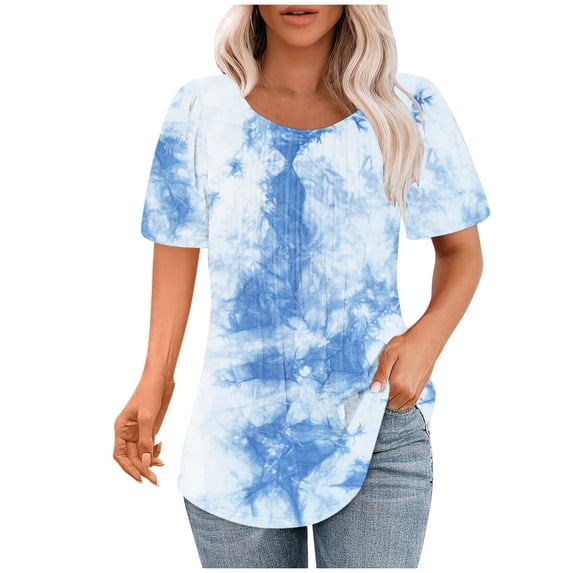 Womens Tops Dressy Casual 3/4 Sleeve V Neck Workout T Shirts Loose Fit Women Slim Fit Basic Tees Skinny Crop Clearance Deals