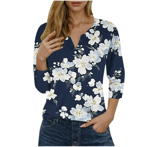 Womens Tops Dressy Casual Clearance Women 2025 Clothes Summer Women's Clothing Trendy 2025 Women V Neck T Shirt Petite Fashion Tops for Women Trendy Summer