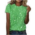 thumbnail image 1 of Womens Tops Dressy Casual Clearance Womens Tops Casual Summer Shirts for Women Graphic Tees Funny Women V Neck Blouse, 1 of 4