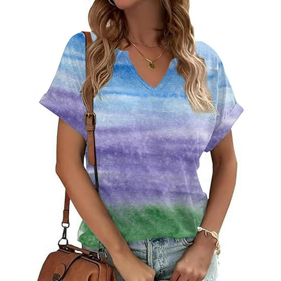 Womens Tops Dressy Casual Short Sleeve Blouses Cute Blouses & Button-Down Shirts Cotton Plus Size Womens Shirts