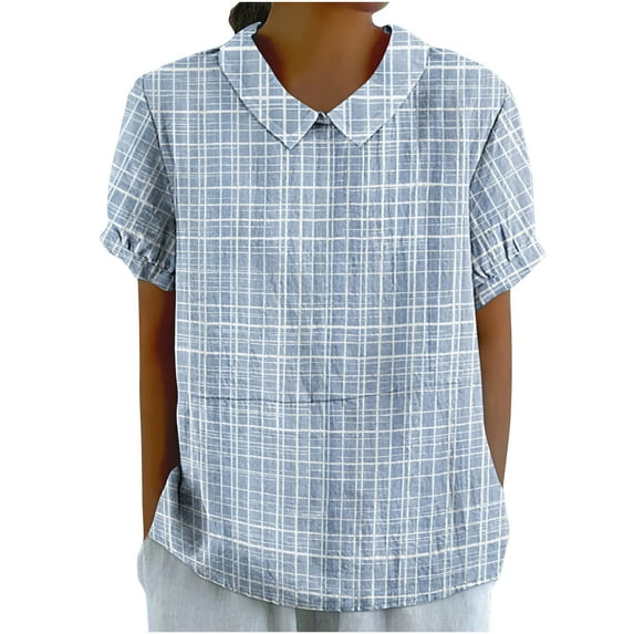 Womens Tops Dressy Casual Short Sleeve Blouses Cute Shirts for Women Dressy Casual Generic Brand Tops for Women