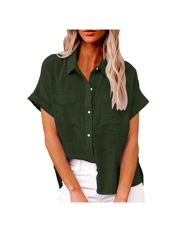 Young adult fashion Womens Tops Dressy Casual Short Sleeve Loose Womens Blouses Casual Summer Womens T Shirts Graphic Tees Funny Womens Sports Tops Sleeveless Work Clothes for Women 2026 Orders