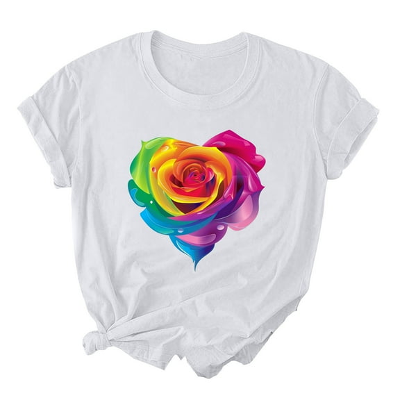 Womens Tops Dressy Casual Short Sleeve Plus Grey Shirts for Women Crop Top Summer Graphic Tees for Women 2025 Trendy