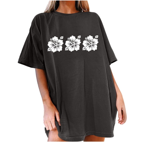 Womens Tops Dressy Casual Short Sleeve Plus Shirts for Women Graphic Tees Warehouse Today Shipping