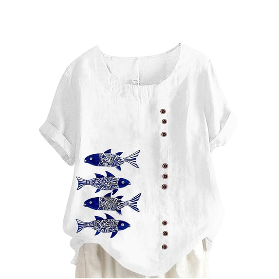 Womens Tops Dressy Casual Short Sleeve Scoop Neck Red Shirts for Women Casual Tee Shirts Womens Graphic