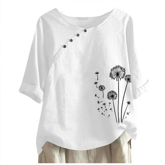 Womens Tops Dressy Casual Short Sleeve Tunic Womens T Shirts Loose Fit Workout Casual Summer Clothes for Women Over 50