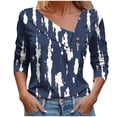 thumbnail image 1 of Womens Tops Dressy Casual Short Sleeve V Neck Ladies Tops And Blouses Short Sleeve Generic Womens Tops, 1 of 4