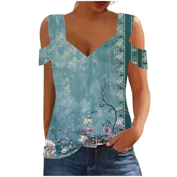 Womens Tops Dressy Casual Tunics Periwinkle Women Blouses for Work Short Sleeve Womens T Shirts Graphic Tees