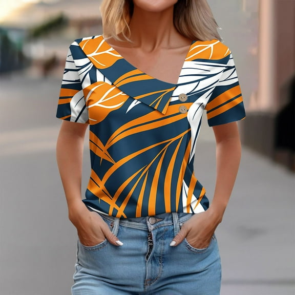 Womens Tops Dressy Casual V Neck Blouses for Women Business Casual Red Shirts for Women Trendy