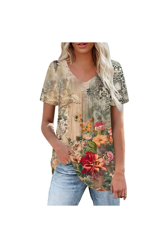 Womens Tops Dressy Casual V Neck Flutter Sleeves Shirts for Women Trendy Y2K Button Down Shirts Green