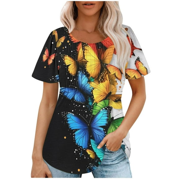 Womens Tops Dressy Casual V Neck Short Sleeve Plus Size Womens Shirts Summer Buy Again My Orders