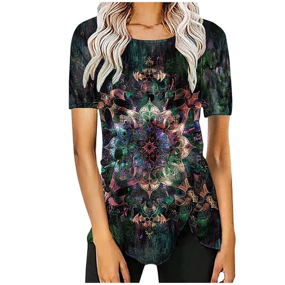 Womens Tops Dressy Casual V Neck Womens Shirts Loose Fit Womens Country Graphic Tees Vintage Trendy