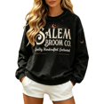 thumbnail image 1 of Womens Tops Fall Sales Witch Graphic Print Lightweight Pullover Halloween Sweatshirt for Women, 1 of 6