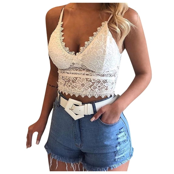 Womens Tops Lingerie With Garter Belts Bra Wirefree Comfort Yoga Bra Slim Fit Camisole Basic Tank Tops for Women