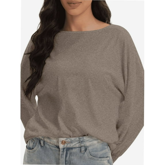 Womens Tops Long Ruffle Sleeve Shirts for Women Casual Loose Blouses Fashion