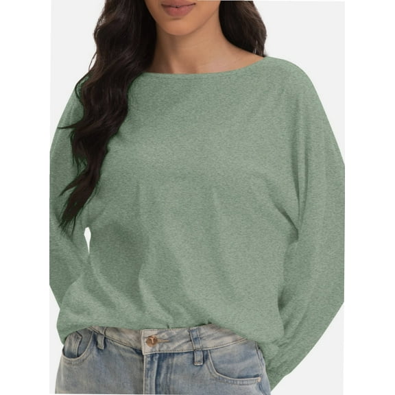 Womens Tops Long Ruffle Sleeve Shirts for Women Casual Loose Blouses Fashion