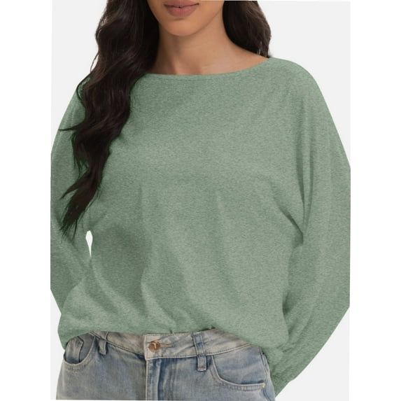 Womens Tops Long Ruffle Sleeve Shirts for Women Casual Loose Blouses Fashion