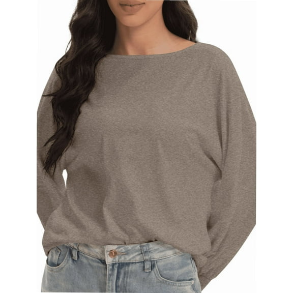 Womens Tops Long Ruffle Sleeve Shirts for Women Casual Loose Blouses Fashion