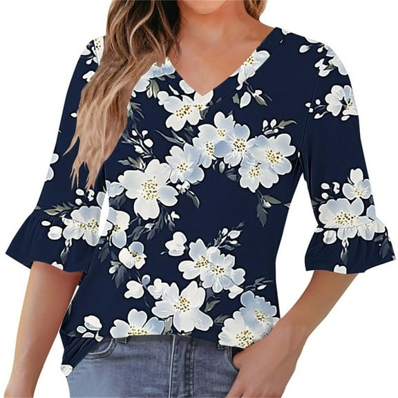 Womens Tops Long Sleeve, Lace Blouses for Women Plus Size Try Before You Buy Womens Clothing Womens Tunic Tops Dressy Casual 3/4 Sleeve My Orders Past Orders