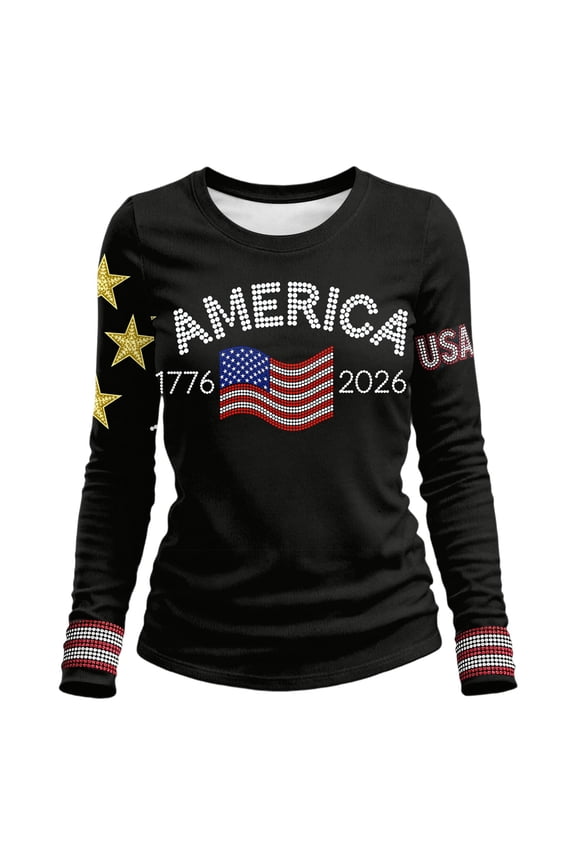 Womens Tops Long Sleeve Soft Breathable Fabric Loose Fit Season Plus Size Womens Clothing,Black,S