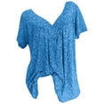 thumbnail image 1 of Womens Tops Long Sleeve plus size Womens Tops Long Sleeve under $15 Women Plus Size Long Sleeved V-Neck Print Blouse Pullover Tops Shirt, 1 of 1