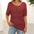 thumbnail image 1 of Womens Tops Puff Short Sleeve Shirts Pleated T Shirts Dressy Casual Business Trendy Summer Tunic Blouse Women Running Shirt Ladies Athletic Wear Womens Shirts Large Tee Shirts Girls Elbow Tops for, 1 of 7
