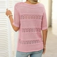 thumbnail image 1 of Womens Tops Puff Short Sleeve Shirts Pleated T Shirts Dressy Casual Business Trendy Summer Tunic Blouse Women Running Shirt Ladies Athletic Wear Womens Shirts Large Tee Shirts Girls Elbow Tops for, 1 of 7