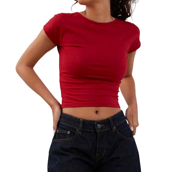 Womens Tops Puff Short Sleeve Shirts Pleated T Shirts Dressy Casual Business Trendy Summer Tunic Blouse