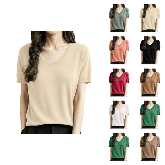 Womens Tops Pullover Hoodie Casual Oversized Knit Sweaters Trendy Cozy Autumn Wear Women's Wool Blend Summer Fall Tops Lightweight Business Casual Blouses