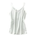 thumbnail image 1 of Womens Tops Satin Pajamas New Fashion Silk Sling Lingerie Underwear Sleepwear M-XXL Slim Fit Camisole Basic Tank Tops for Women, 1 of 5