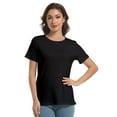 thumbnail image 1 of Womens Tops Short/Long Sleeve T-Shirts Fitted Crewneck Tee, 1 of 6