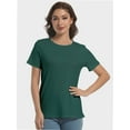 thumbnail image 1 of Womens Tops Short Sleeve T-Shirts Fitted Crewneck Tee, 1 of 6