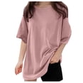 thumbnail image 1 of Womens Tops Short Sleeve Loose T Shirt Fashion Clothes Blouses Dressy Casual Women, 1 of 5
