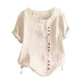 thumbnail image 1 of Womens Tops Short Sleeve Sunflower Shirts Cute Dandelion Graphics Tshirt Summer Tee Tops Fashion Clothes Blouses Dressy Casual Women, 1 of 4