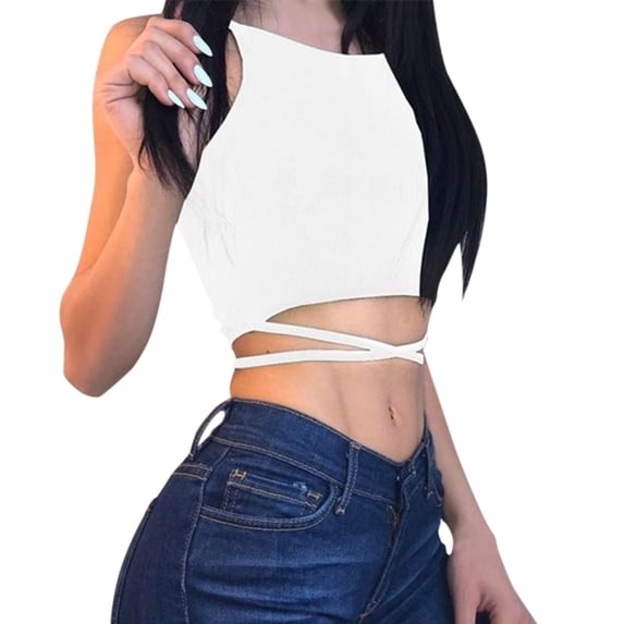 Womens Tops Short Sleeve Suspenders Fashion Sleeveless Hollow Out Top T Shirt Vest Fashion Clothes Blouses Dressy Casual Women