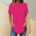 thumbnail image 1 of Womens Tops Short Sleeve Womens Tops 2025 Spring Neck Casual Print Tunic T Shirts Womens Tops Shirts for Women, 1 of 4